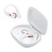 JBL Endurance Peak 4 | Écouteurs intra-auriculaire - TwistLock  - Blanc/Orange | 02 | Sonxplus Sorel