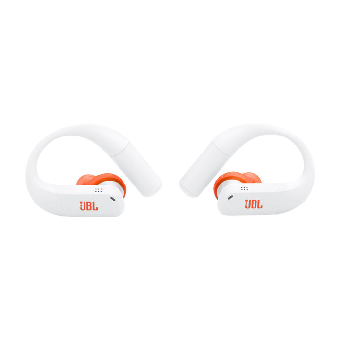 JBL Endurance Peak 4 | Écouteurs intra-auriculaire - TwistLock  - Blanc/Orange | 04 | Sonxplus Sorel