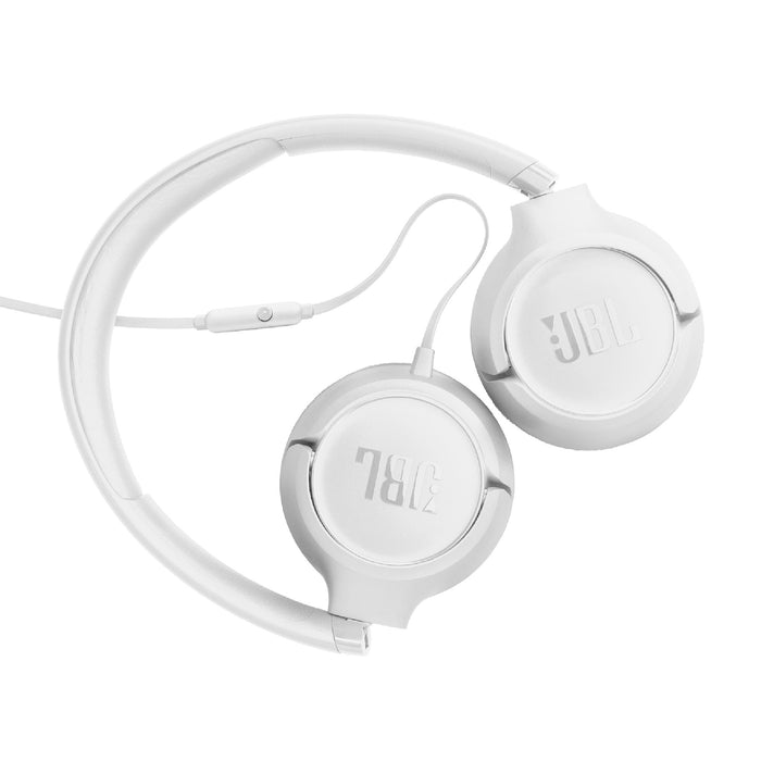 JBL Tune 530 | Écouteurs supra-auriculaire - Fil - Pliable - Blanc | 03 | Sonxplus Sorel