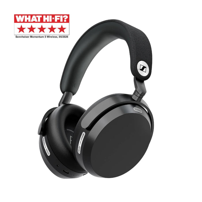 Sennheiser MOMENTUM 5 Wireless | Écouteurs supra-auriculaires - Sans fil - Réduction adaptative du bruit - Noir | 04 | Sonxplus Sorel