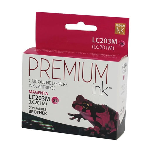 Kartouche+ | Cartouche à jet d'encre compatible Brother - LC203M - Magenta - 550 pages à 5% de couverture de page | 01 | Sonxplus Sorel