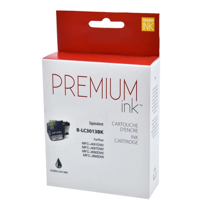 Kartouche+ | Cartouche laser compatible NOIRE - Brother - LC3013BK - 400 pages à 5% de couverture de page | 01 | Sonxplus Sorel