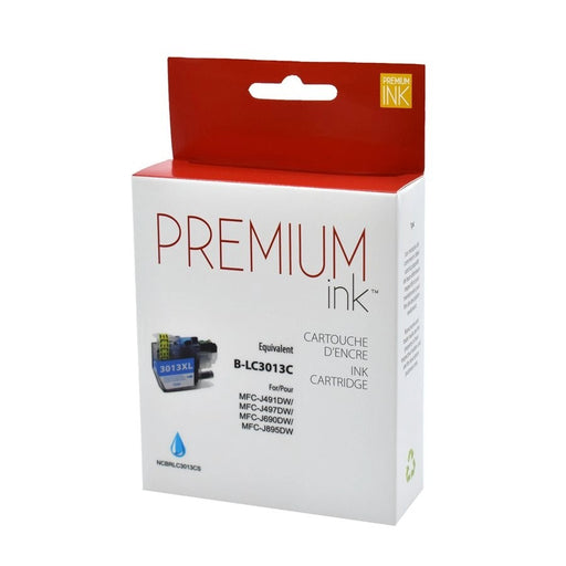 Kartouche+ | Cartouche laser compatible - Brother - LC3013C - 400 pages à 5% de couverture de page | 01 | Sonxplus Sorel