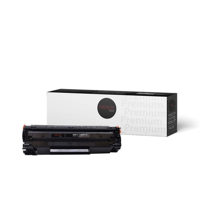 Kartouche+ | Cartouche laser compatible Canon - Boîte blanche #137 - Noire - 2 400 pages à 5% de couveture de page | 01 | Sonxplus Sorel