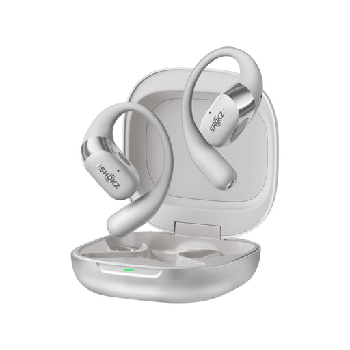 SHOKZ OpenFit 2+ | Open-Ear Headphones - Up to 48 Hours of Playback - Bluetooth - Gray | 01 | Sonxplus Sorel