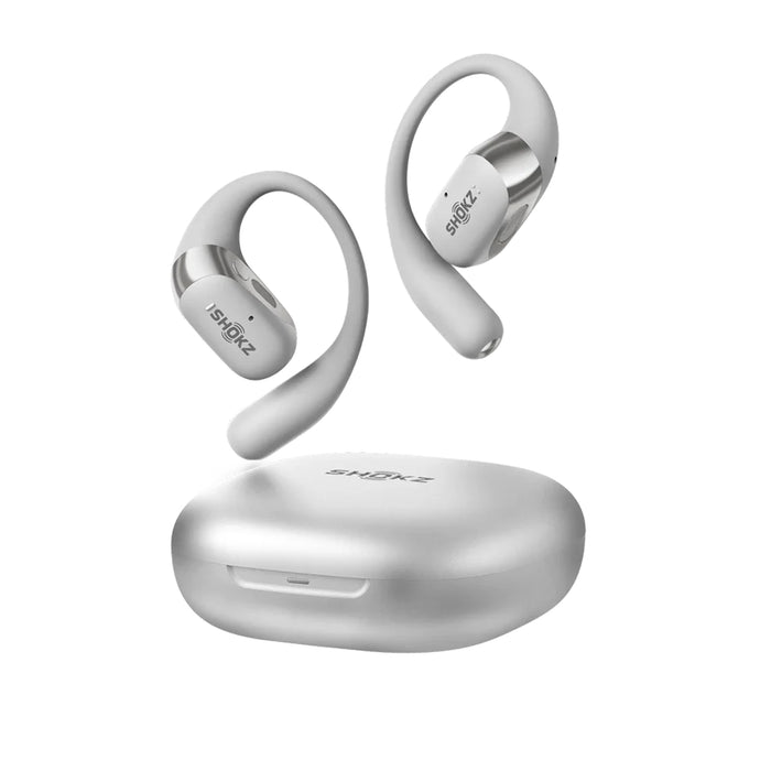 SHOKZ OpenFit 2+ | Open-Ear Headphones - Up to 48 Hours of Playback - Bluetooth - Gray | 02 | Sonxplus Sorel