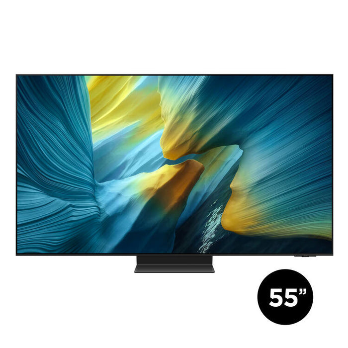 Samsung QN55S95FAFXZC | Téléviseur 55" - Série S95F - OLED - 4K - 120Hz - Aucun reflet | 01 | Sonxplus Sorel