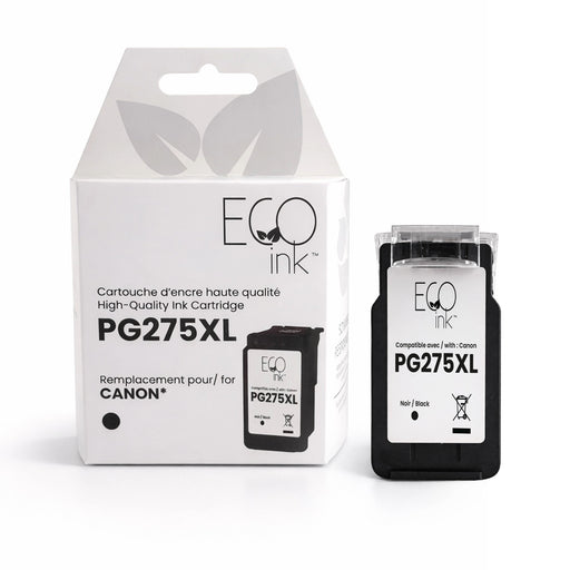 Kartouche+ | Canon PG275XL Reman EcoInk Noir 450 pages | 01 | Sonxplus Sorel