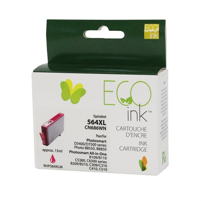 Kartouche+ | Cartouche à jet d'encre recyclée québécoise HP - Magenta - 750 pages à 5% de couverture de page | 01 | Sonxplus Sorel