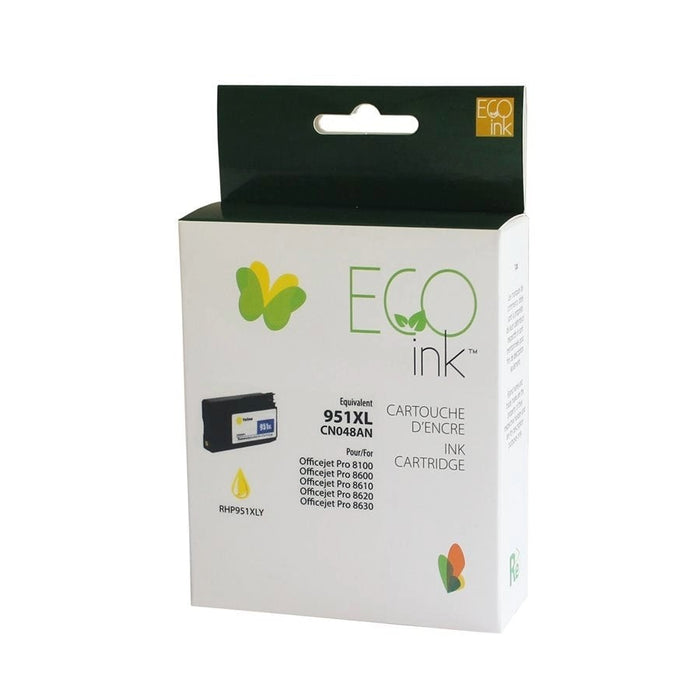 Kartouche+ | Cartouche à jet d'encre recyclée québécoise HP - Jaune - 1500 pages à 5% de couverture de page | 01 | Sonxplus Sorel