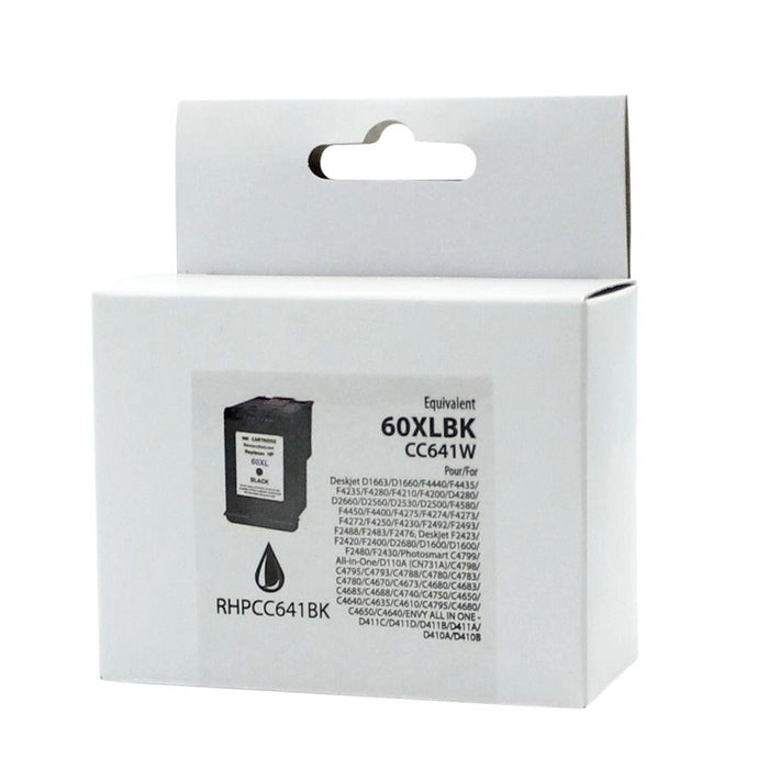 Kartouche+ | Cartouche à jet d'encre recyclée québécoise HP - Noire - 600 pages à 5% de couverture de page | 01 | Sonxplus Sorel