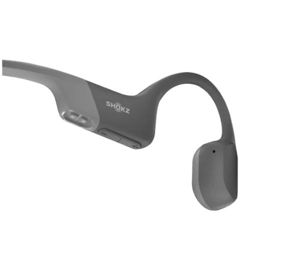 SHOKZ OpenRun | Écouteurs à conduction osseuse - Sport - Bluetooth - 8 Heures d'autonomie - Gris | 02 | Sonxplus Sorel