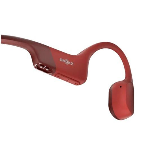 SHOKZ OpenRun | Écouteurs à conduction osseuse - Sport - Bluetooth - 8 Heures d'autonomie - Rouge | 02 | Sonxplus Sorel