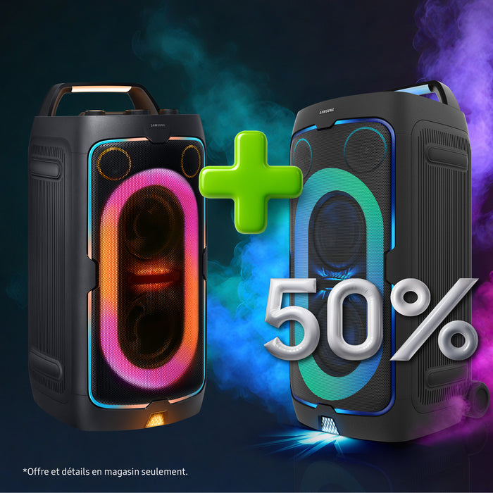 Samsung MX-ST40F | Haut-parleur portatif - Bluetooth - 160W - IPX4 - Noir