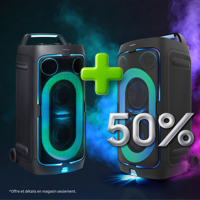 Samsung MX-ST50F | Haut-parleur portatif - Bluetooth - 240W - IPX4 - Noir