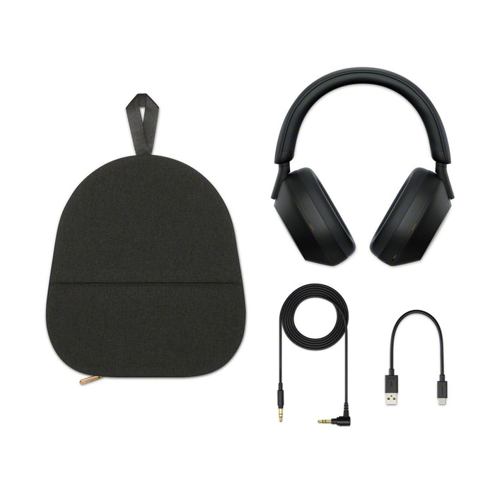 Sony WH-1000XM5/B | Écouteurs sans fil circum-auriculaires - Réduction de bruit - 8 Microphones - Noir