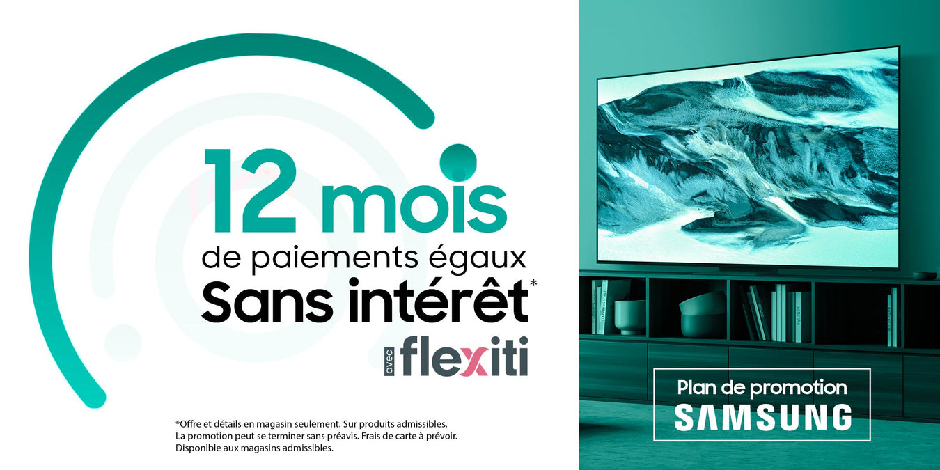 12 Months Equal Payments - No Interest - Flexiti Samsung | Sonxplus Sorel-Tracy