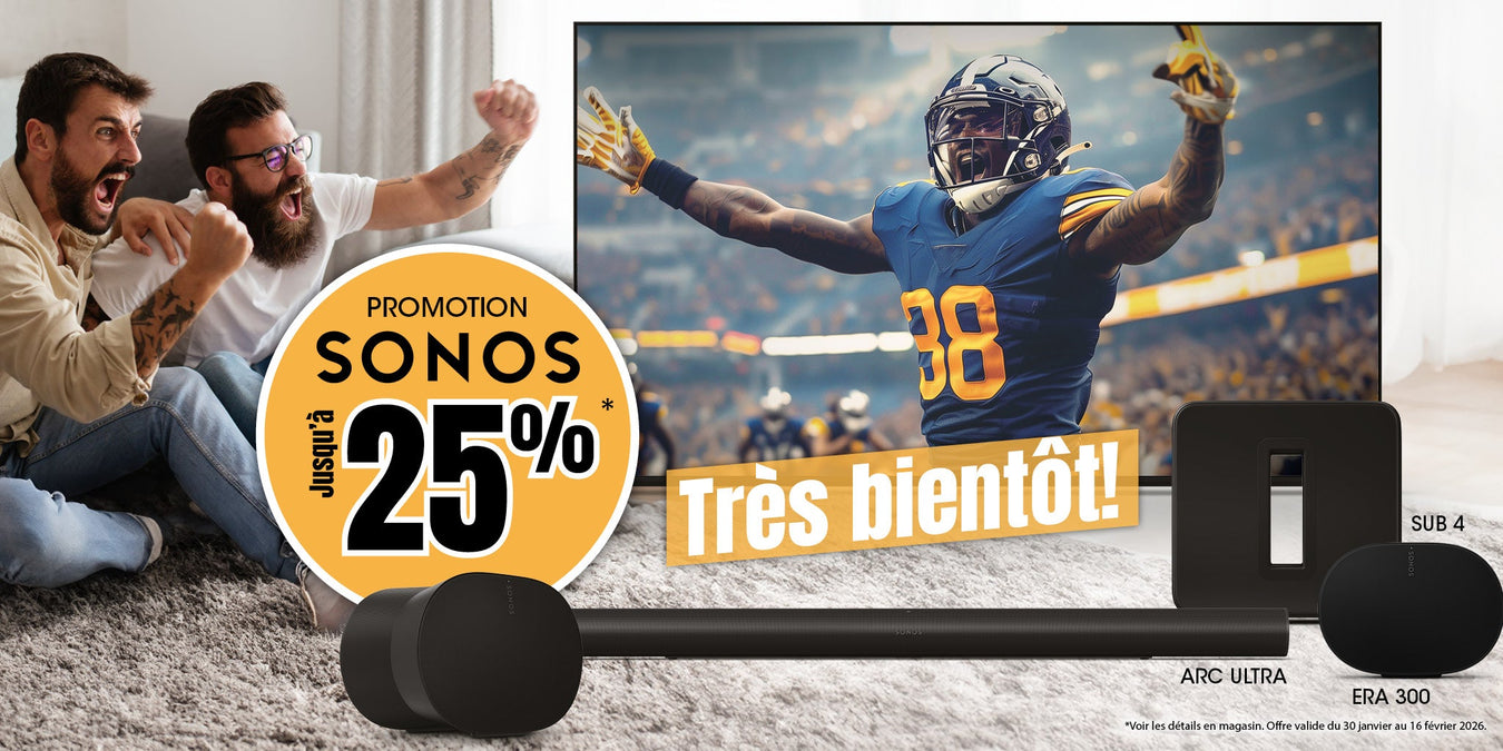 Sonos products on sale for the Super Bowl: | Sonxplus Sorel-Tracy