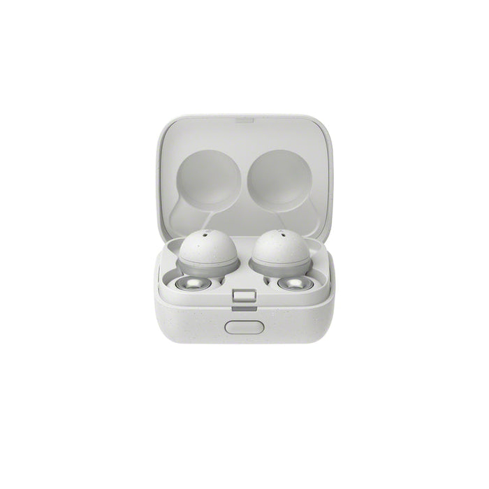 Sony WF-L900 | In-Ear Headphones - LinkBuds - 100% Wireless - Bluetooth - Microphone - Adaptive Control - Up to 17.5 hours battery life - White-Sonxplus Sorel