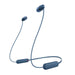 Sony WI-C100 | In-Ear Headphones - Wireless - Bluetooth - Around the neck - Microphone - IPX4 - Blue-Sonxplus Sorel