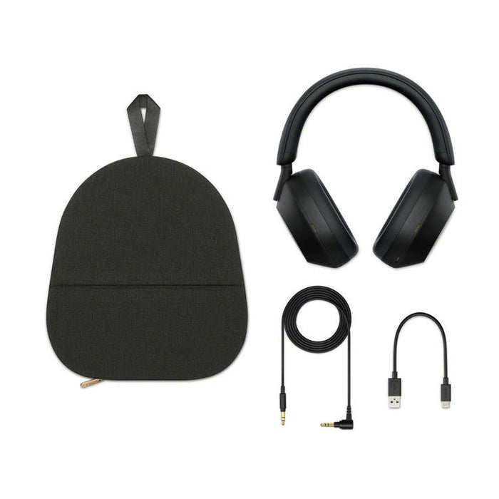 Sony WH-1000XM5/B | Wireless circumaural headphones - Noise reduction - 8 Microphones - Black | Sonxplus Sorel