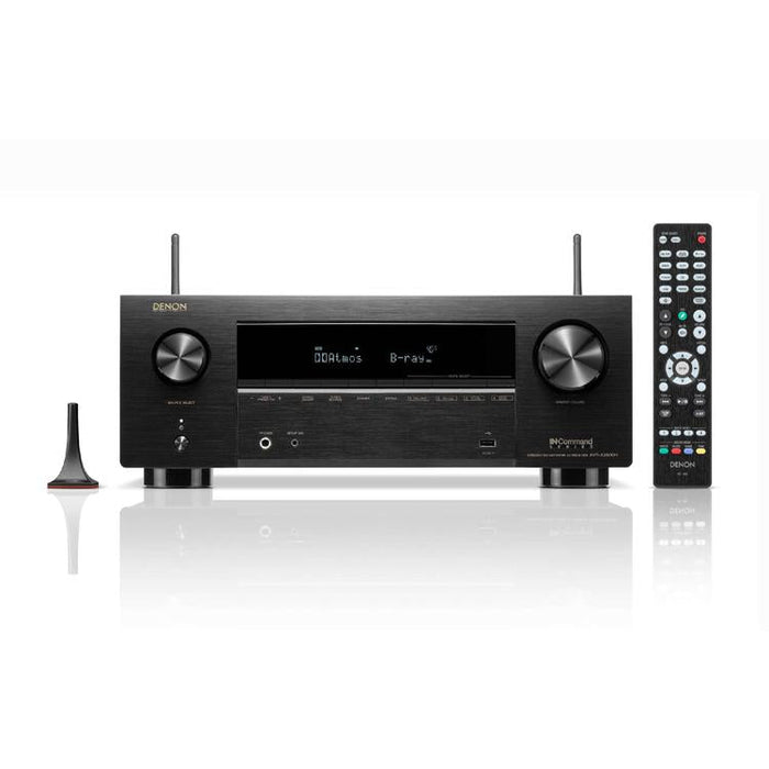 Denon AVRX2800H | AV Receiver - 7.2 Amplifier Channels - Home Theater - 8K - HEOS - Black-Sonxplus Sorel