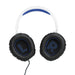 JBL Quantum 100P | Wired circumaural gaming headset - For Playstation Console - White/Blue-Sonxplus Sorel