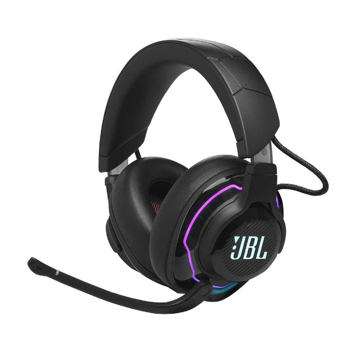 JBL Quantum 910 | Pro circumaural gaming headphones - Wireless - RGB lighting - Noise reduction - Black-Sonxplus Sorel