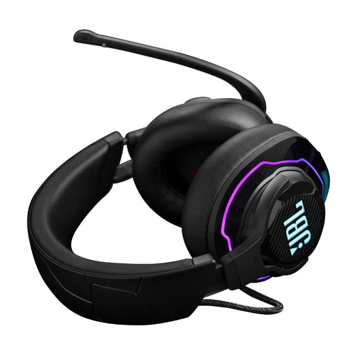 JBL Quantum 910 | Pro circumaural gaming headphones - Wireless - RGB lighting - Noise reduction - Black-Sonxplus Sorel