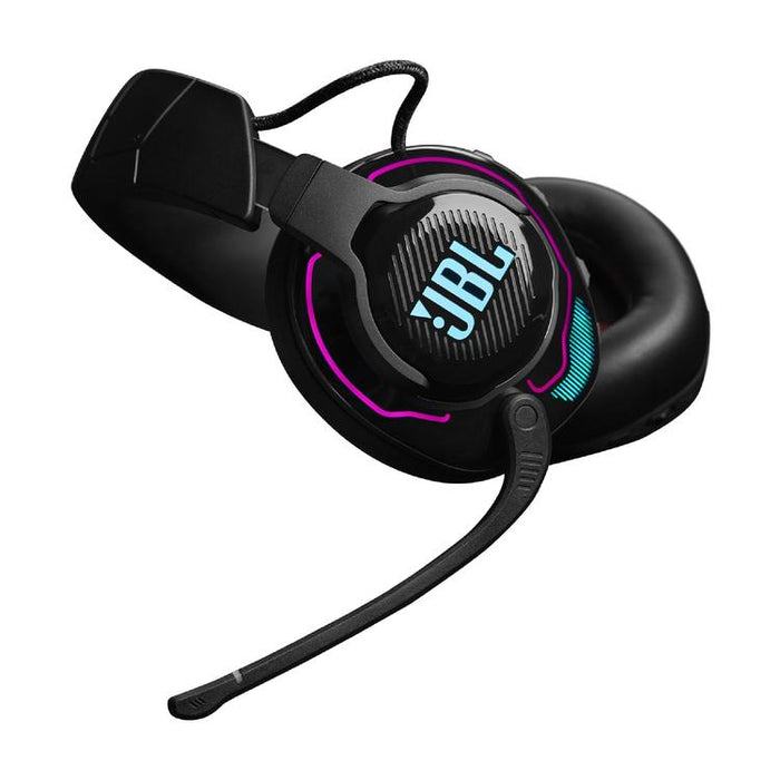 JBL Quantum 910 | Pro circumaural gaming headphones - Wireless - RGB lighting - Noise reduction - Black-Sonxplus Sorel