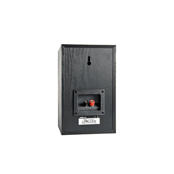 Polk T15 | Bookshelf Speaker Set - Black - Pair-Sonxplus Sorel