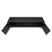 Monarch Specialties I 2781 | 72'' TV stand - Black base - With 2 faux-wood doors-Sonxplus Sorel