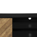 Monarch Specialties I 2781 | 72'' TV stand - Black base - With 2 faux-wood doors-Sonxplus Sorel