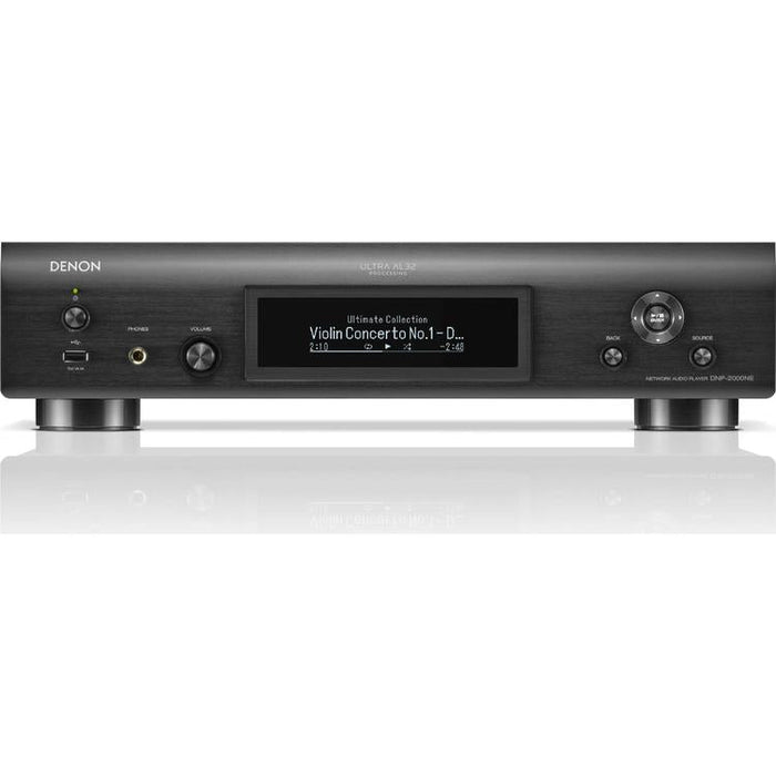 Denon DNP-2000NE | High Resolution Network Player - Integrated HEOS - Wi-fi - Black-Sonxplus Sorel