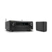 Denon AVRX4800H & HOME250 | 9.4 channel AV receiver and wireless speaker - 8K - Auro 3D - Home theater - HEOS - Black-Sonxplus Sorel
