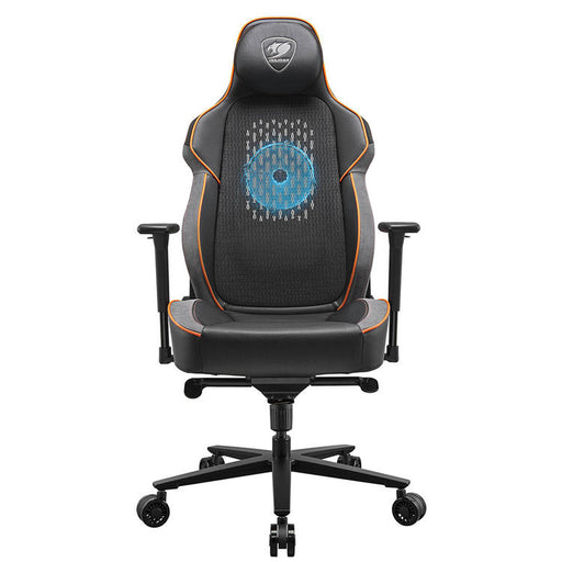 Cougar NxSys Aero | Play Chair - Built-in 200mm fan - Scalloped bucket seat - Orange-Sonxplus Sorel