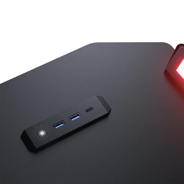 Cougar Deimus 120 | Game table - Integrated ports - RGB lighting - Black-Sonxplus Sorel