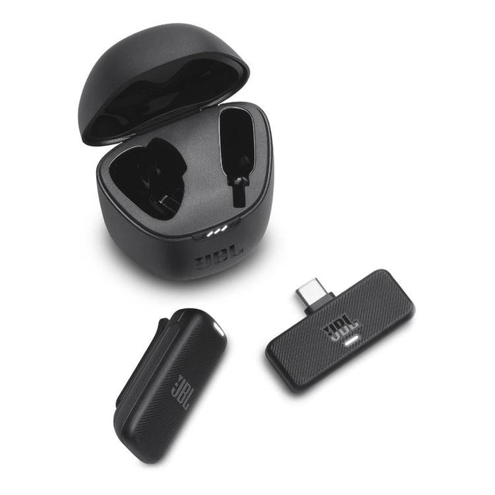 JBL Quantum Stream Wireless | Wireless clip-on microphone - 24 hours of total autonomy - Black-Sonxplus Sorel