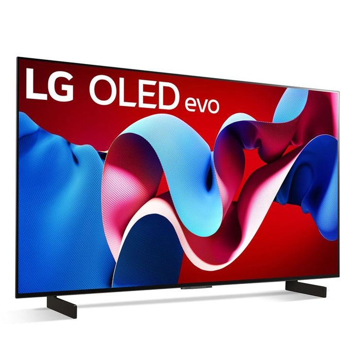LG OLED42C4PUA | 42" 4K OLED Television - 120Hz - C4 Series - Processor IA a9 4K - Black-Sonxplus Sorel