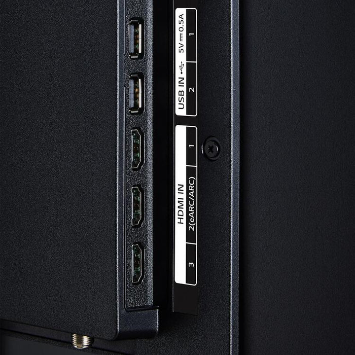 LG 55UA7700PUB | 55" Television - 4K Ultra HD - LED - UA7700 Series - HDR - Smart WebOS - 60 Hz native - Processor IA a7 Gen8 4K - Black | Sonxplus Sorel