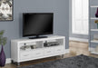 Monarch Specialties I2518 | TV Stand - 60" - 4 Drawers - White-Sonxplus Sorel