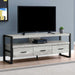 Monarch Specialties I2821 | TV stand - 60" - 3 Drawers - Grey-Sonxplus Sorel