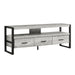 Monarch Specialties I2821 | TV stand - 60" - 3 Drawers - Grey-Sonxplus Sorel