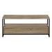 Monarch Specialties I2872 | TV stand - 48" - 2 Storage drawers - Dark taupe-Sonxplus Sorel