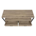 Monarch Specialties I2872 | TV stand - 48" - 2 Storage drawers - Dark taupe-Sonxplus Sorel
