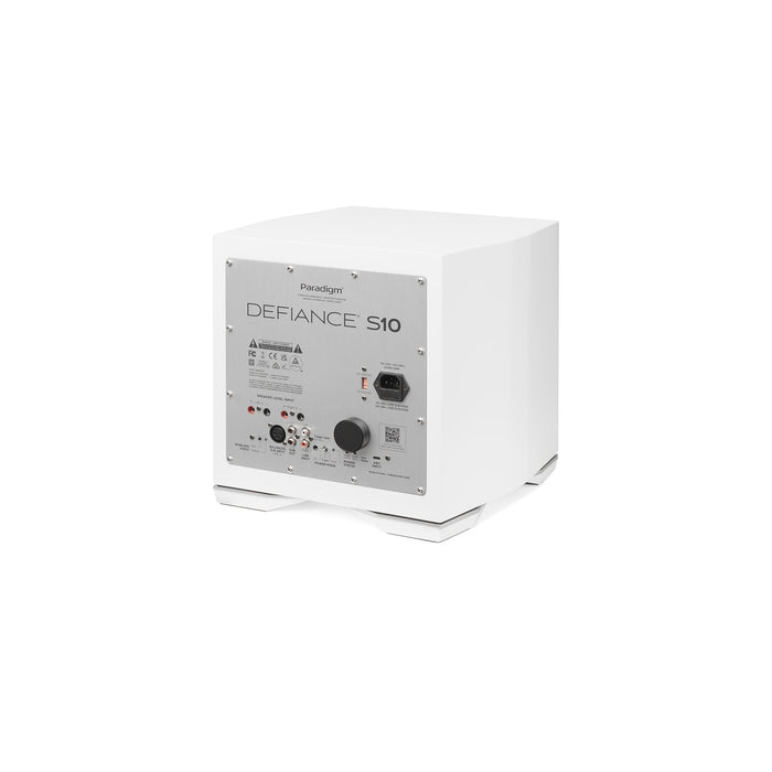 Paradigm DEFIANCE S10 | 10" Subwoofer - 500W RMS - Single - White