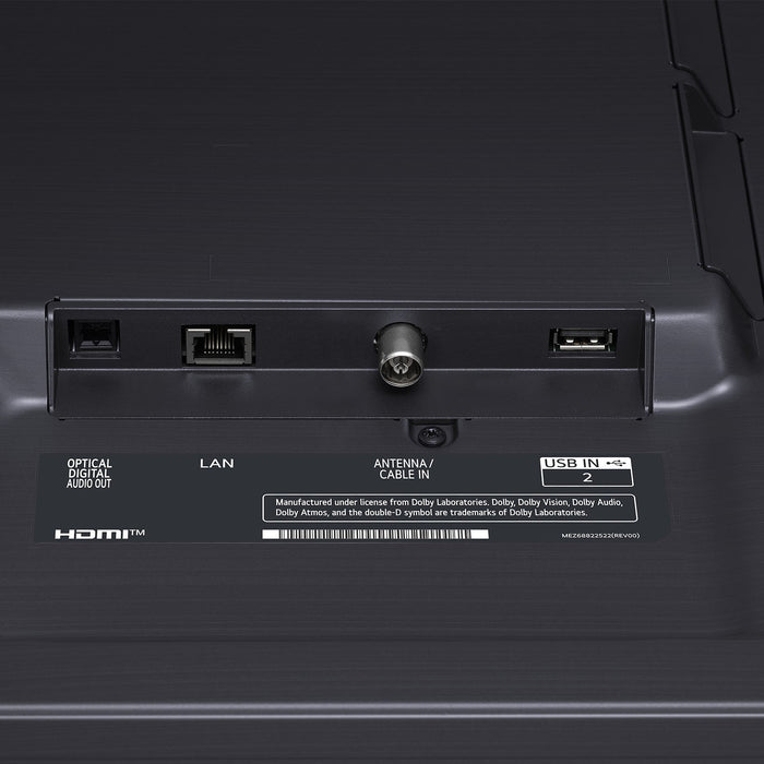 LG 86NANO80AUA | 86" Television LED 4K - UHD - NANO80A Series - 60Hz - Processor IA a7 4K Gen8 - Black