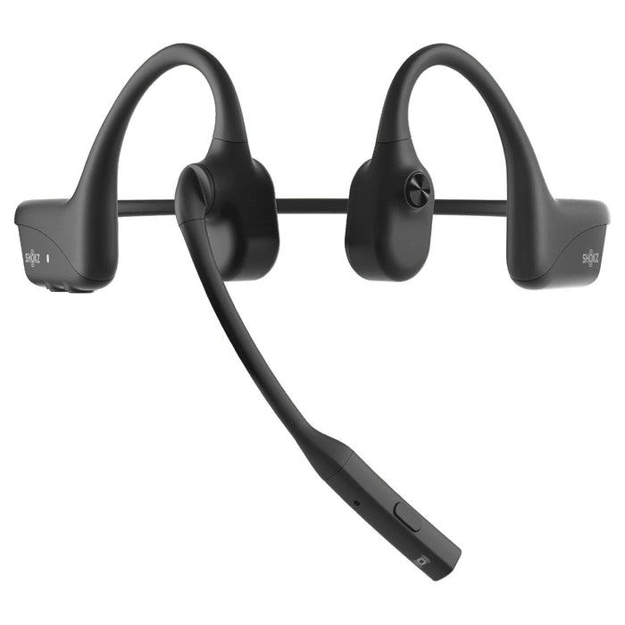 SHOKZ OpenComm2 USB-A | Bone conduction headphones - Bluetooth - USB-A adapter - Microphone - Black